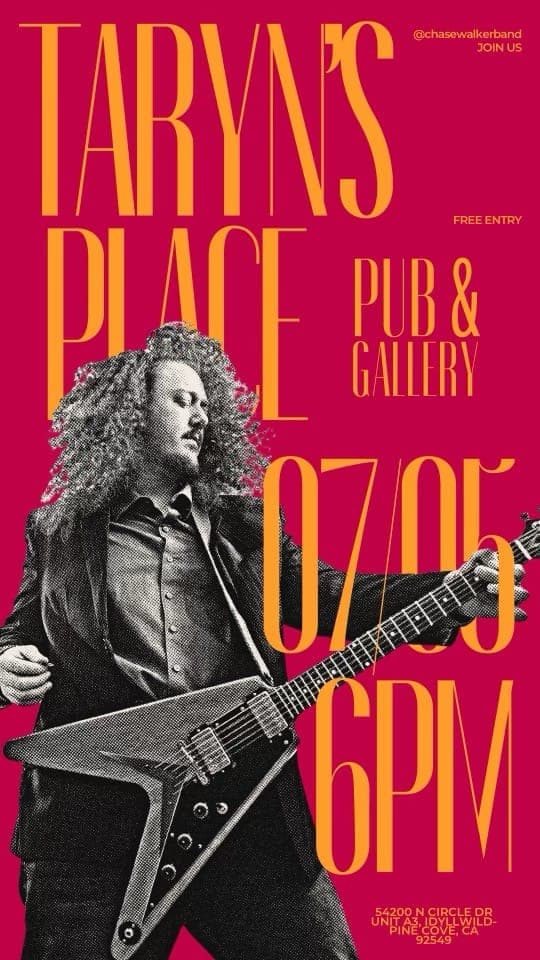 Chase Walker Band@ Taryn's place