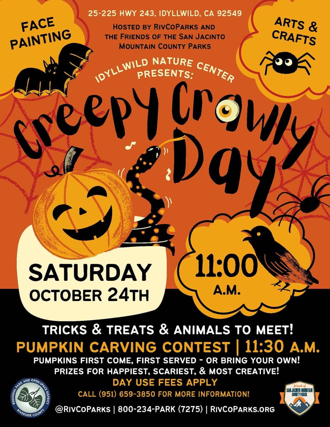 creepy crawly day@ idyllwild nature center