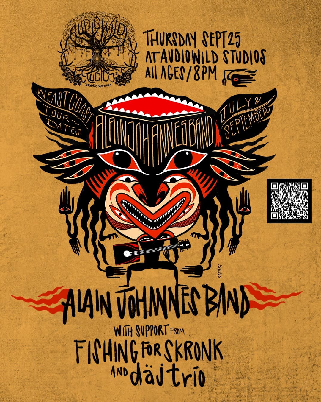 Alain Johannes band@ audiowild studios