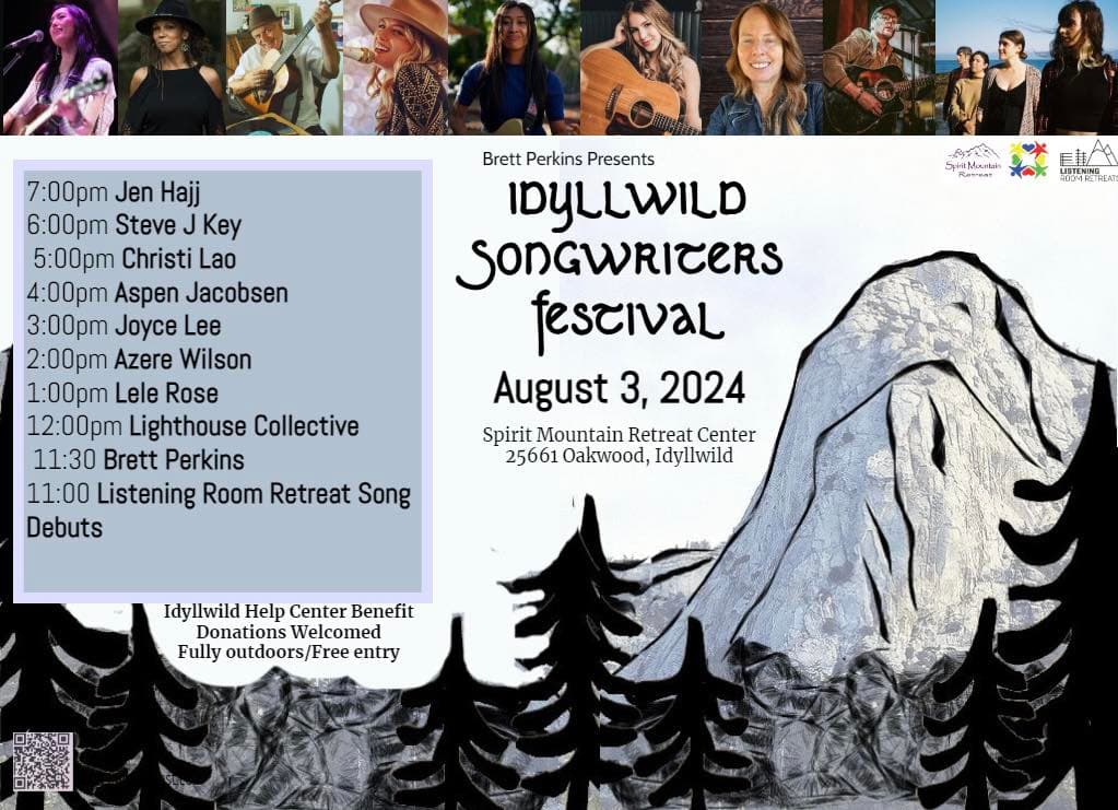 Idyllwild Songwriters Festival@ spirit mountain retreat