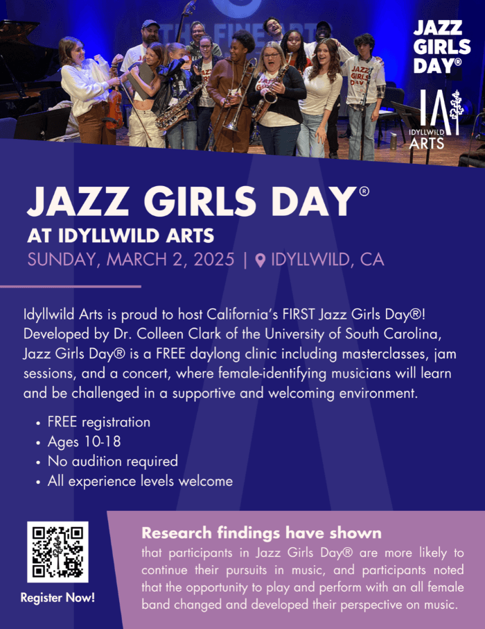Registration Open for First-Ever "Jazz Girls Day" to Take Place in California on March 2, 2025