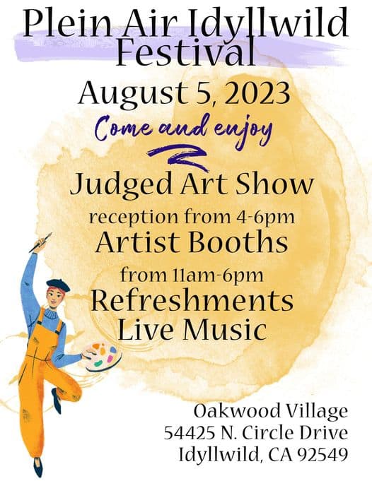 Idyllwild Art Alliance presents Plein Air Festival@ All-round Idyllwild via map