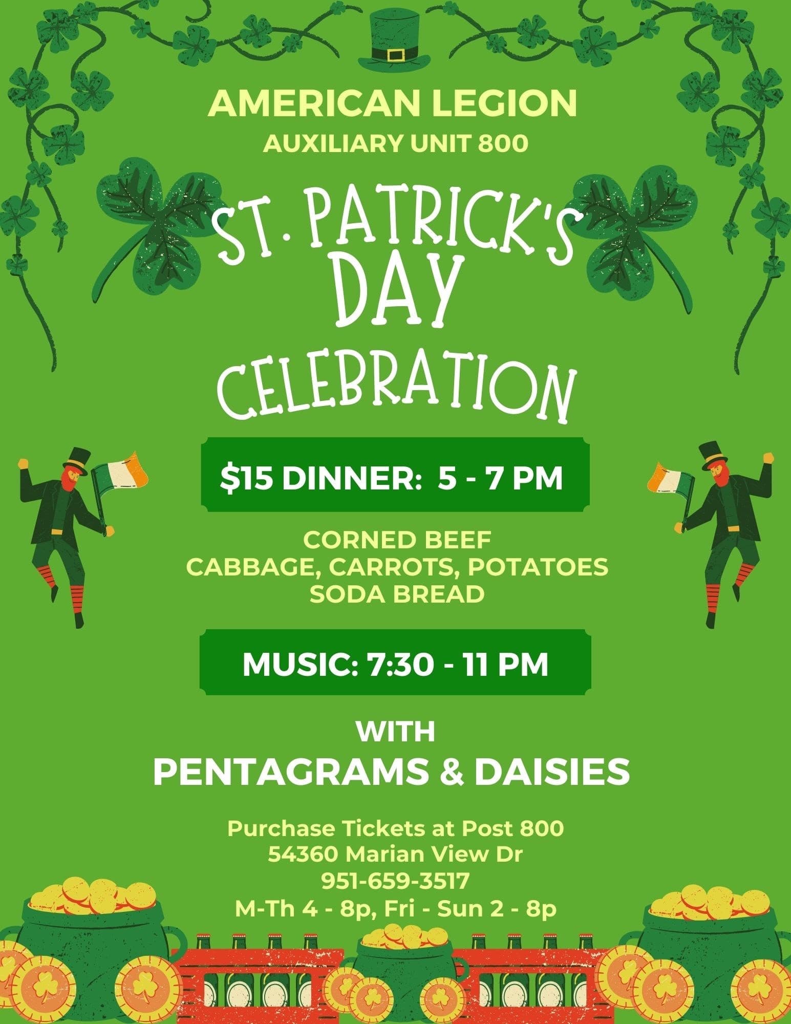 St. Patricks day Celebration@American Legion