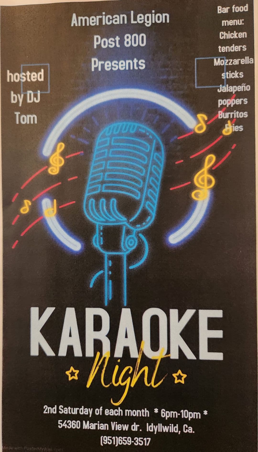 karaoke night@ american legion