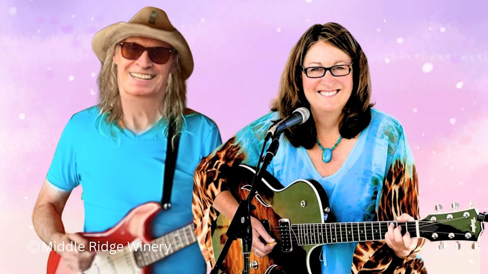 beatlemania/ Sandii and lenny@ middleridge winery