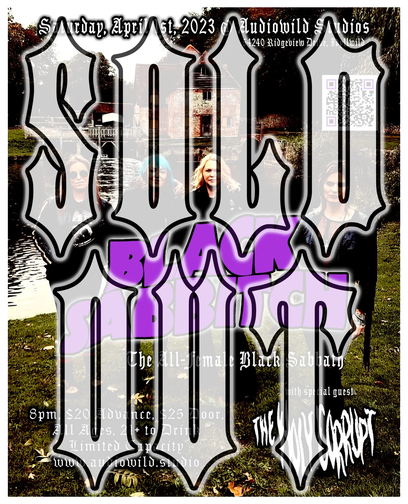 Black Sabbitch & The Holy Corrupt@Audiowild Studios