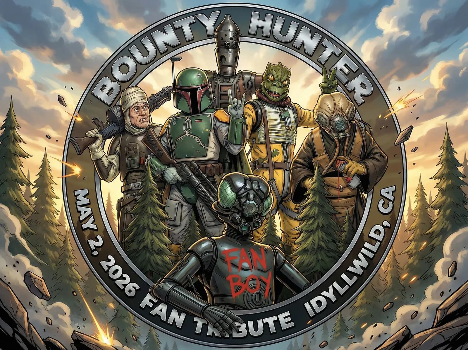 BOUNTY HUNTERS FAN TRIBUTE@ rustic theatre