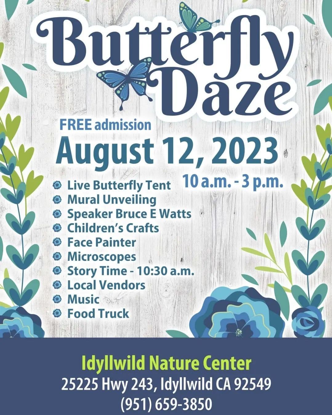 butterfly daze@ Idyllwild nature center