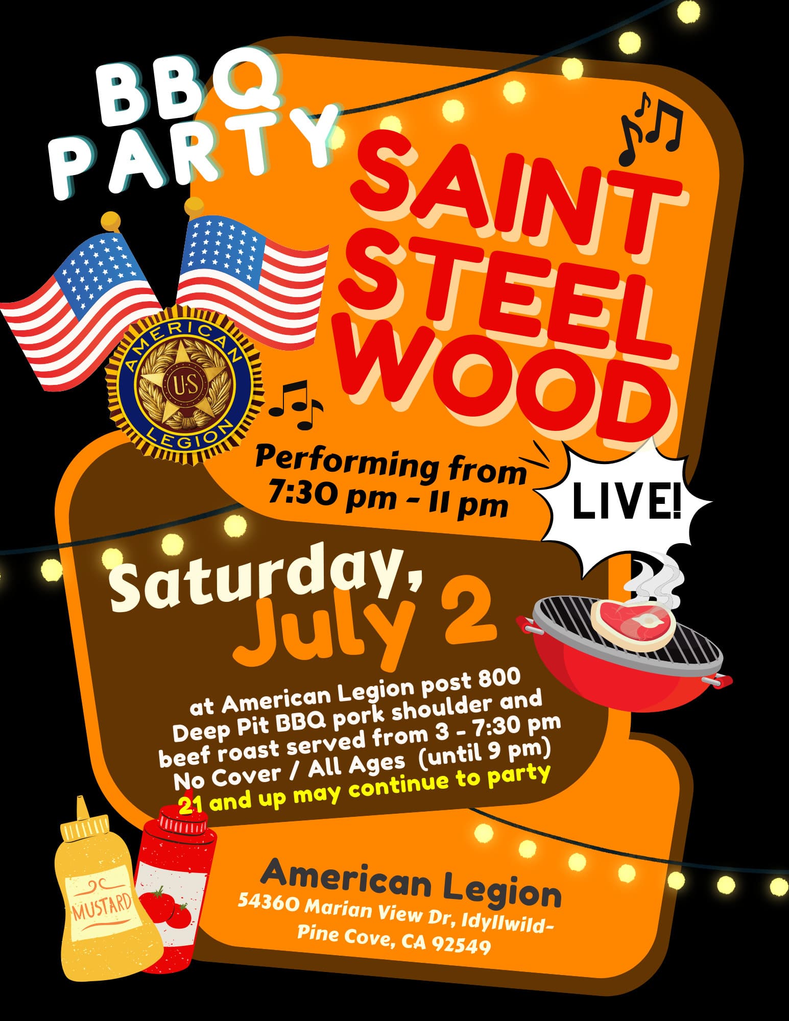 Saint Steel Wood@American Legion