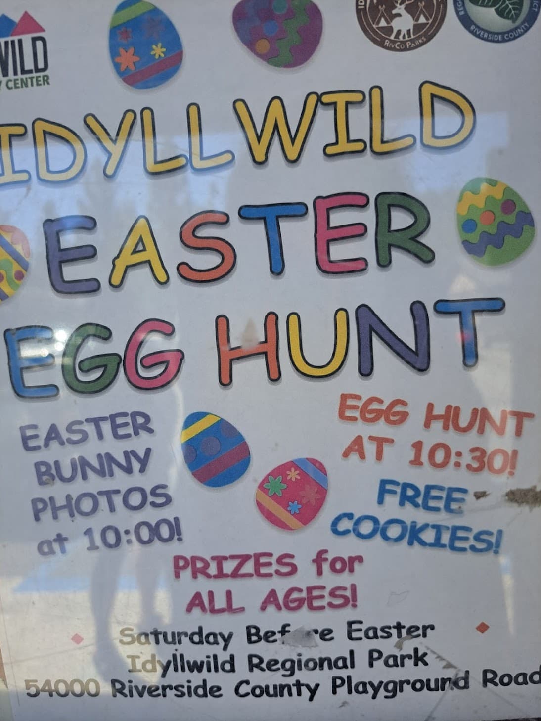 Idyllwild easter egg hunt@ idyllwild regional park