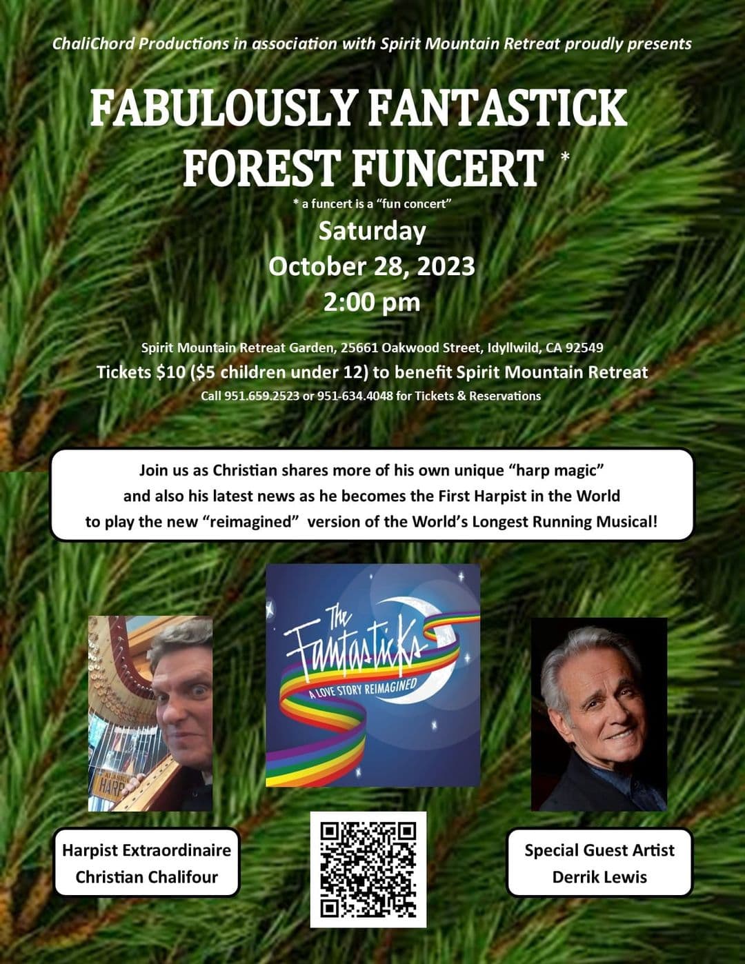 fabulously Fantastick funcert@Spirit mountain retreat garden