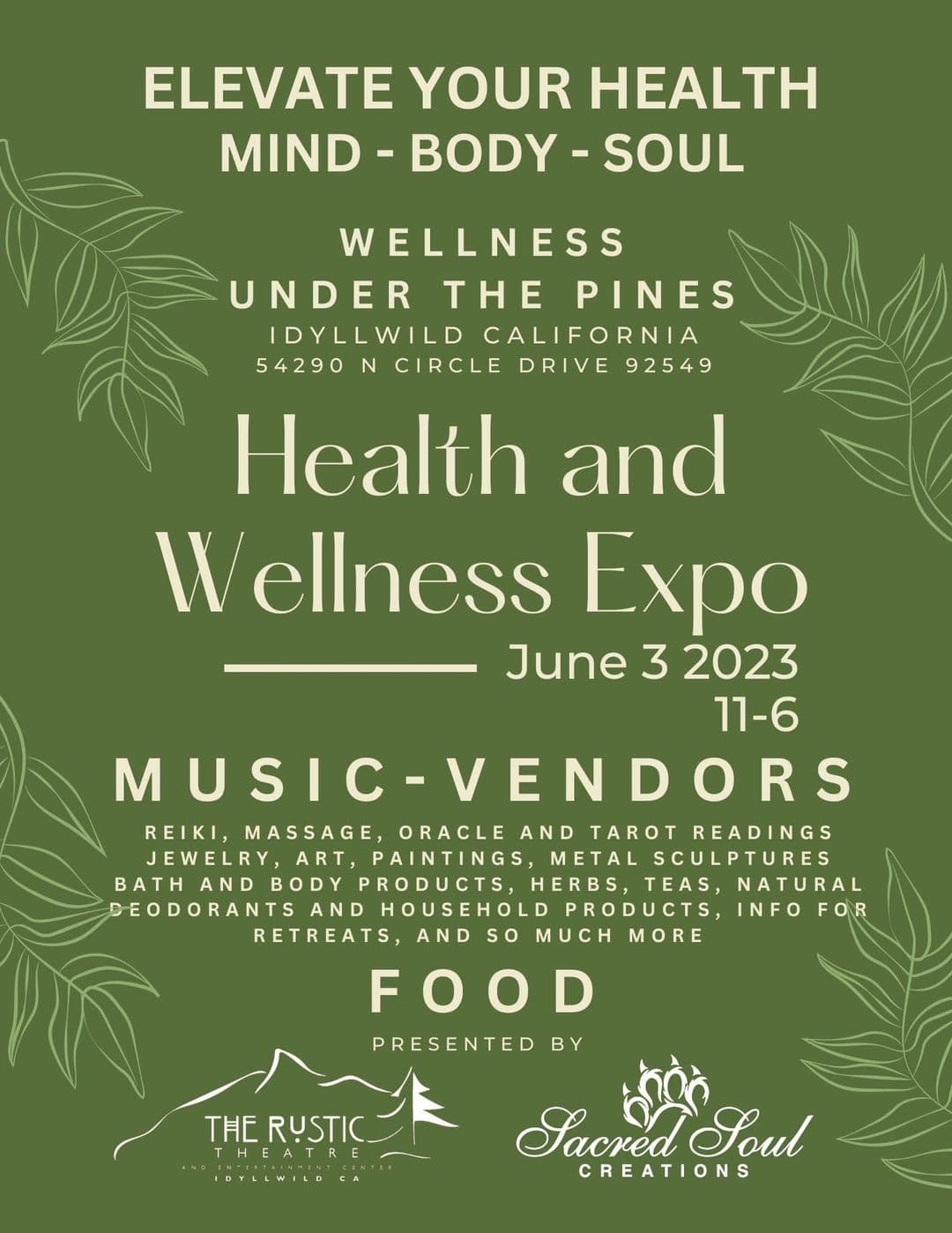 Wellness Under the Pines@RusticTheatre