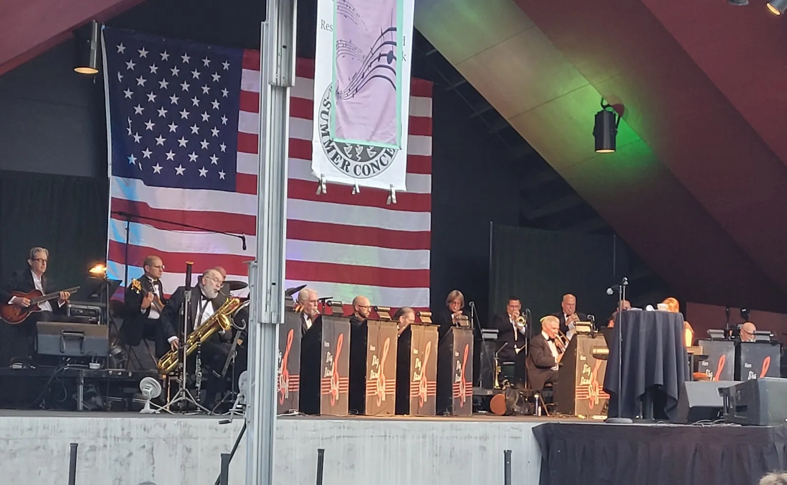 ken's big band staff @ butterfield amphitheatre