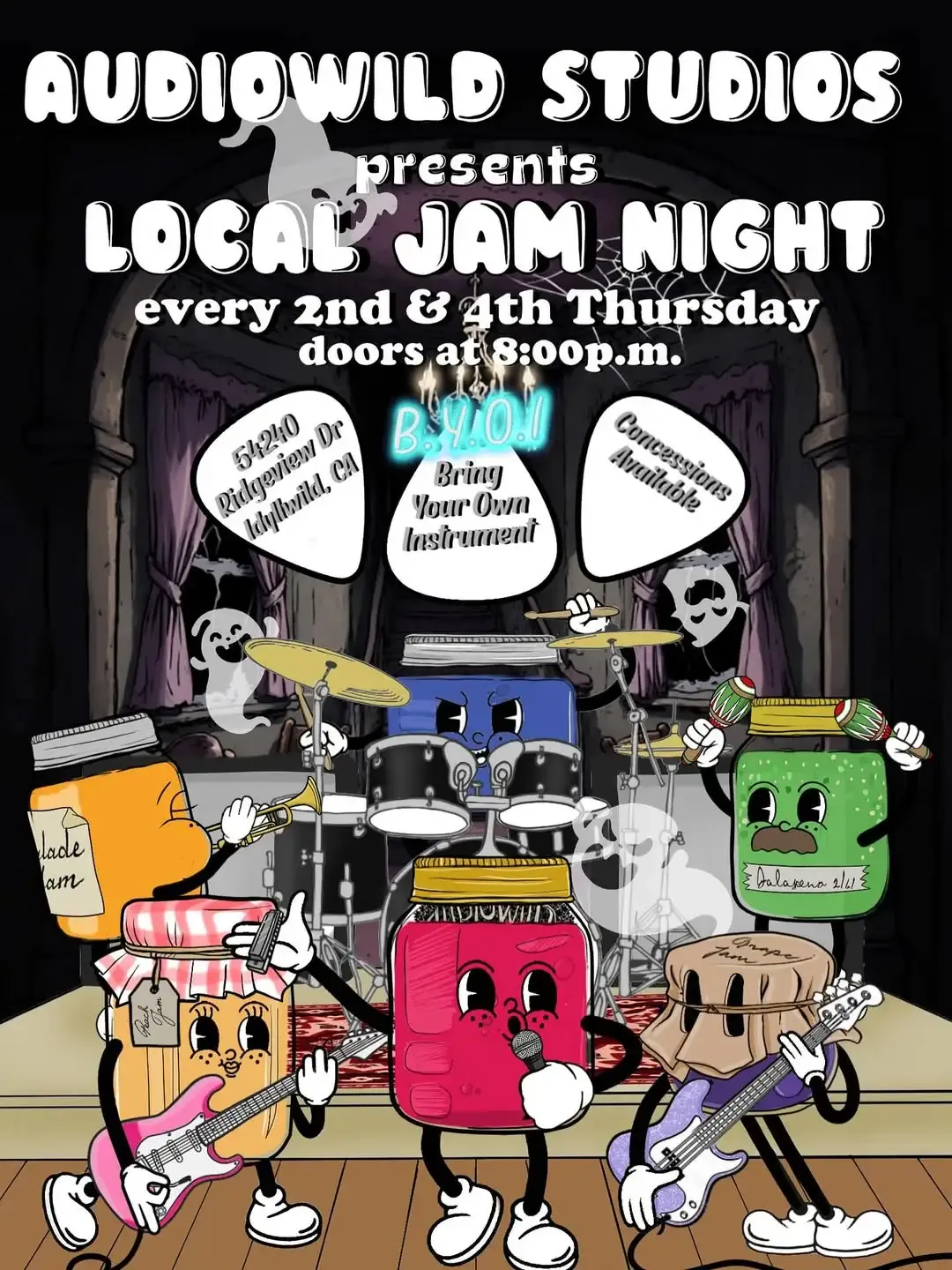 local jam night@audiowild studios