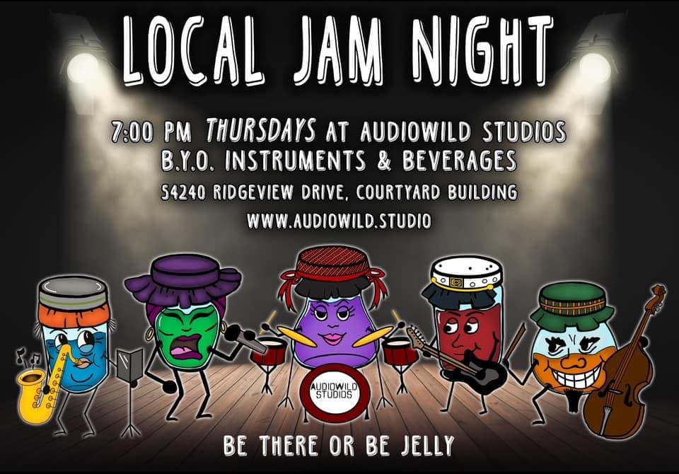 local jam night @ audiowild studios