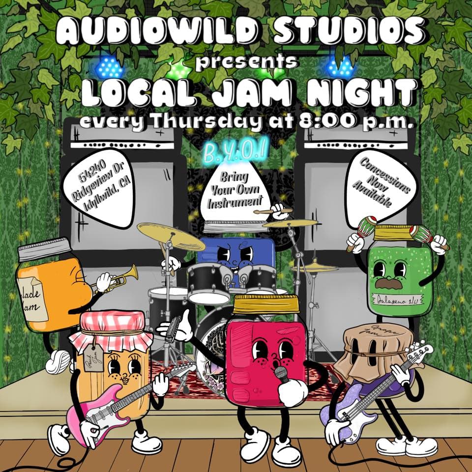 local jam night@ audiowild studios
