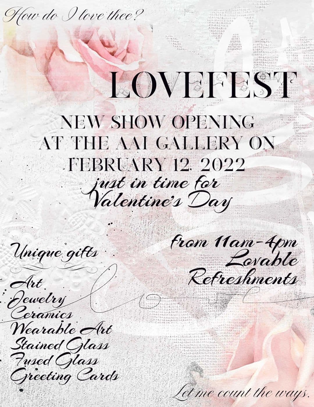 LoveFest@AAI Gallery