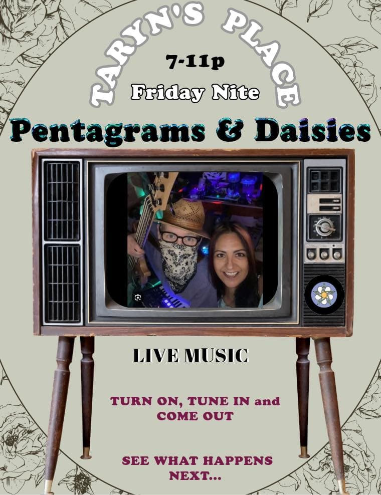 pentagrams and daisies@ taryn's place