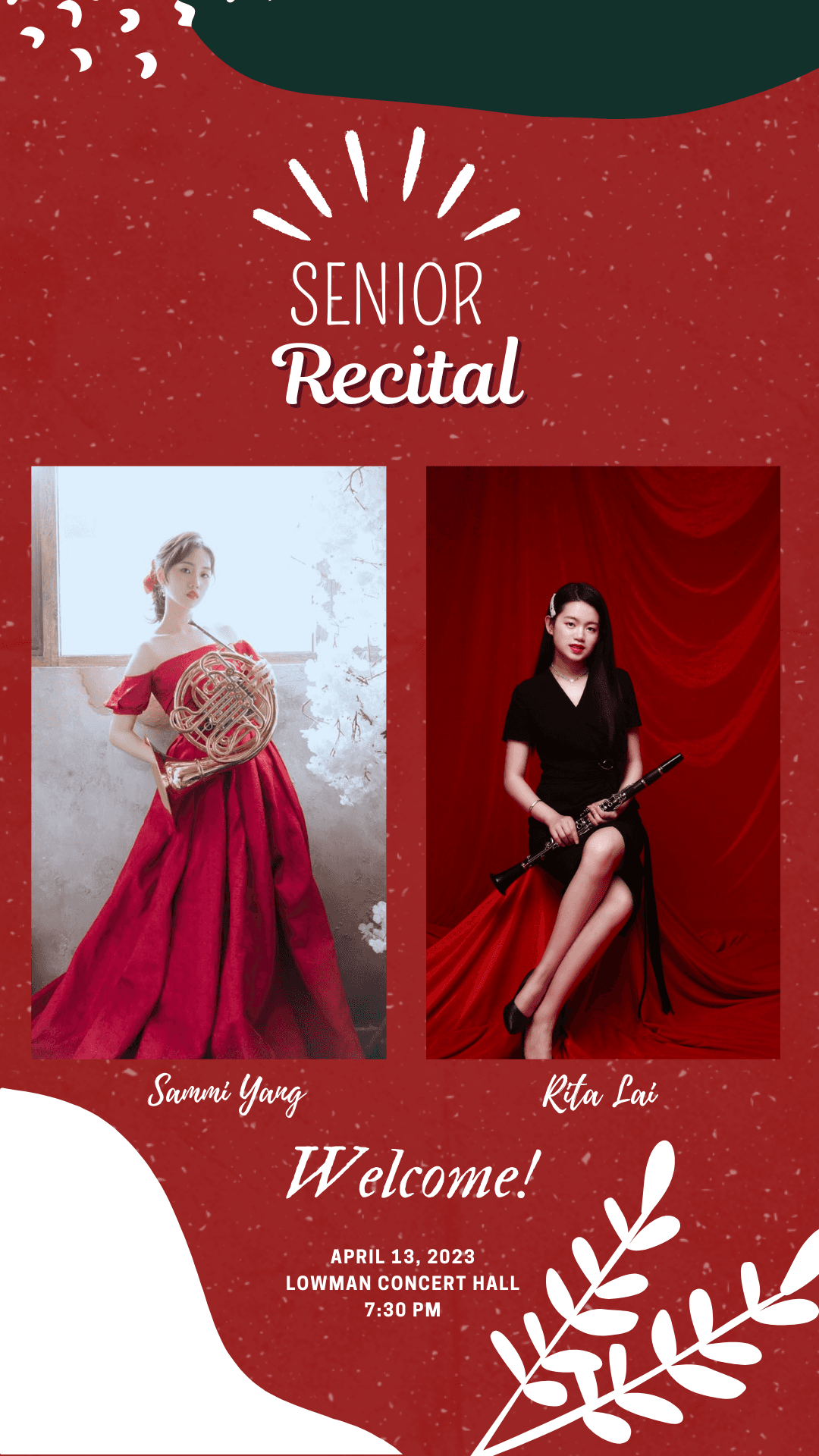 , CLARINET AND FRENCH HORN RECITALS@IdyllwildArts