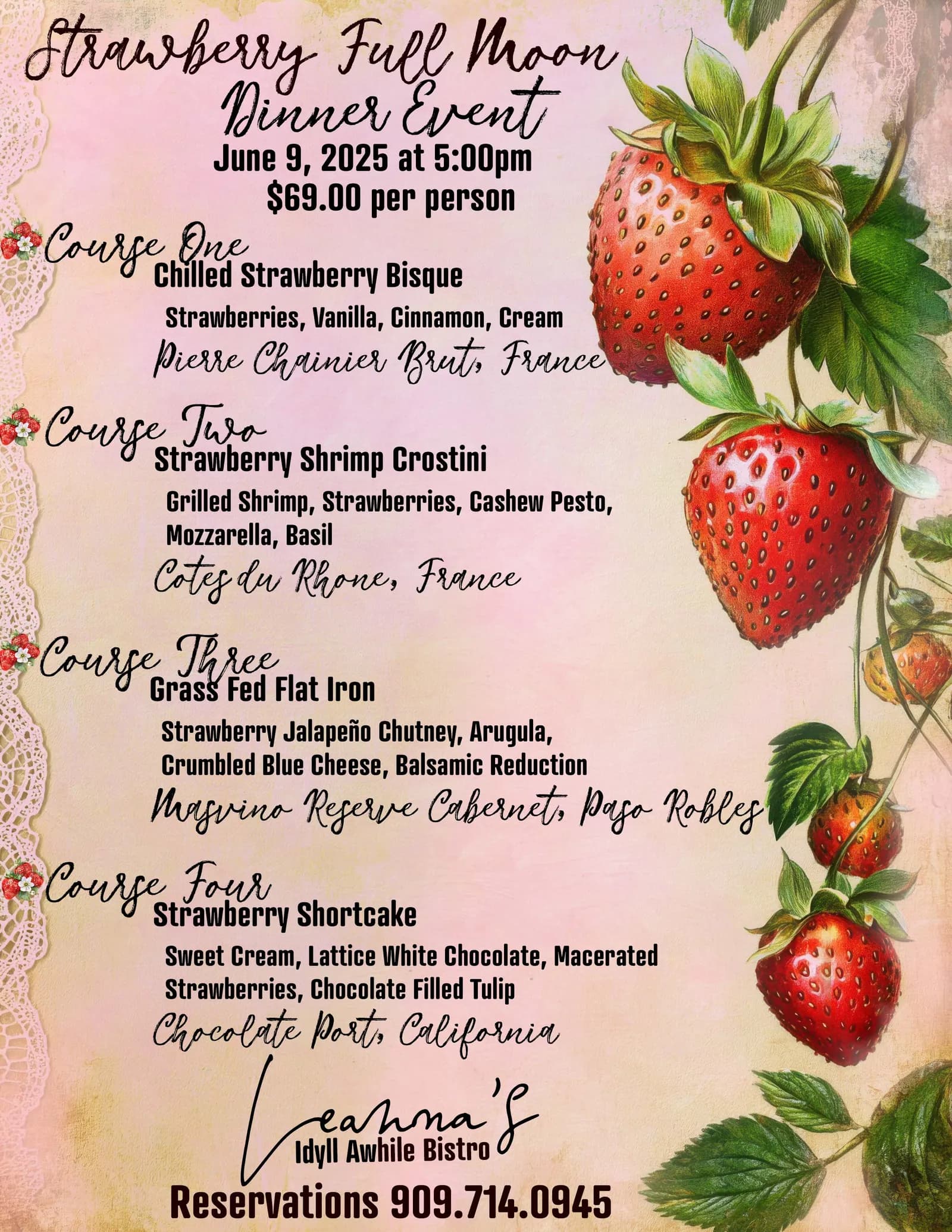 strawberry full moon event@ leanna's idyllawhile