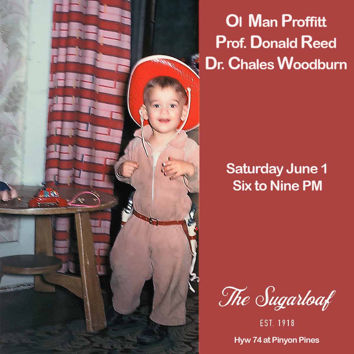 OMP, Reed & Woodman at Sugarloaf Cafe