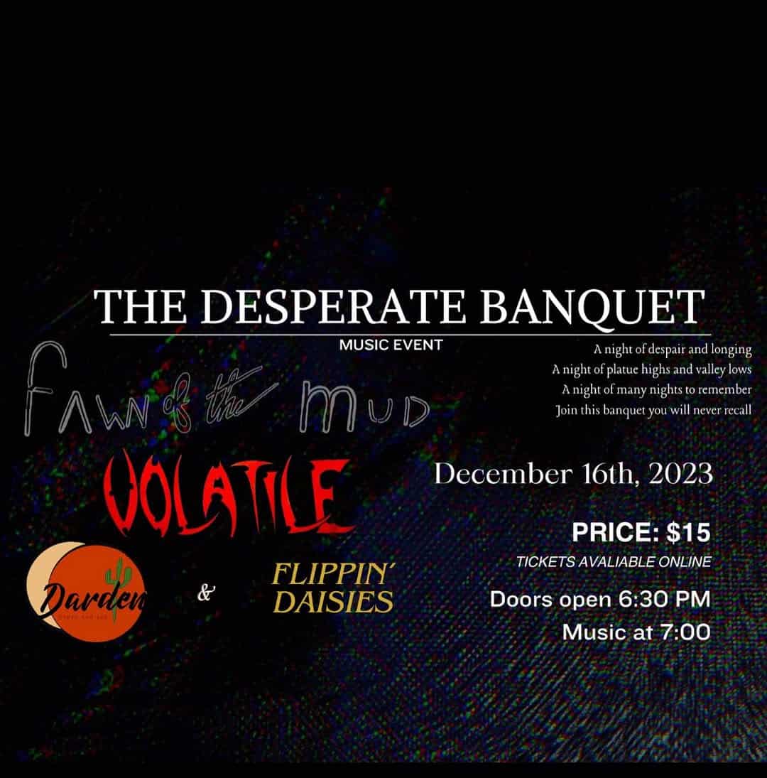 THE DESPERATE BANQUET (YEAR II)@ rustic theatre