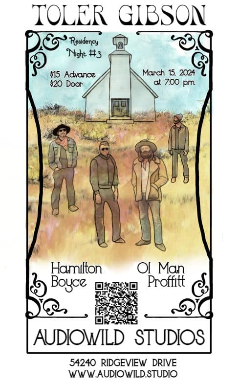 toler gibson residency night #3 w/ hamilton, boyce, ol man profit@ audiowild studios
