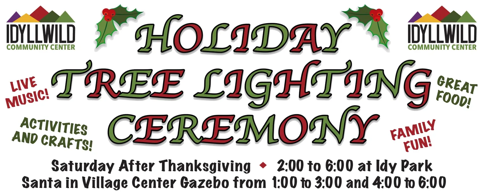 Tree lighting ceremony@ idy park