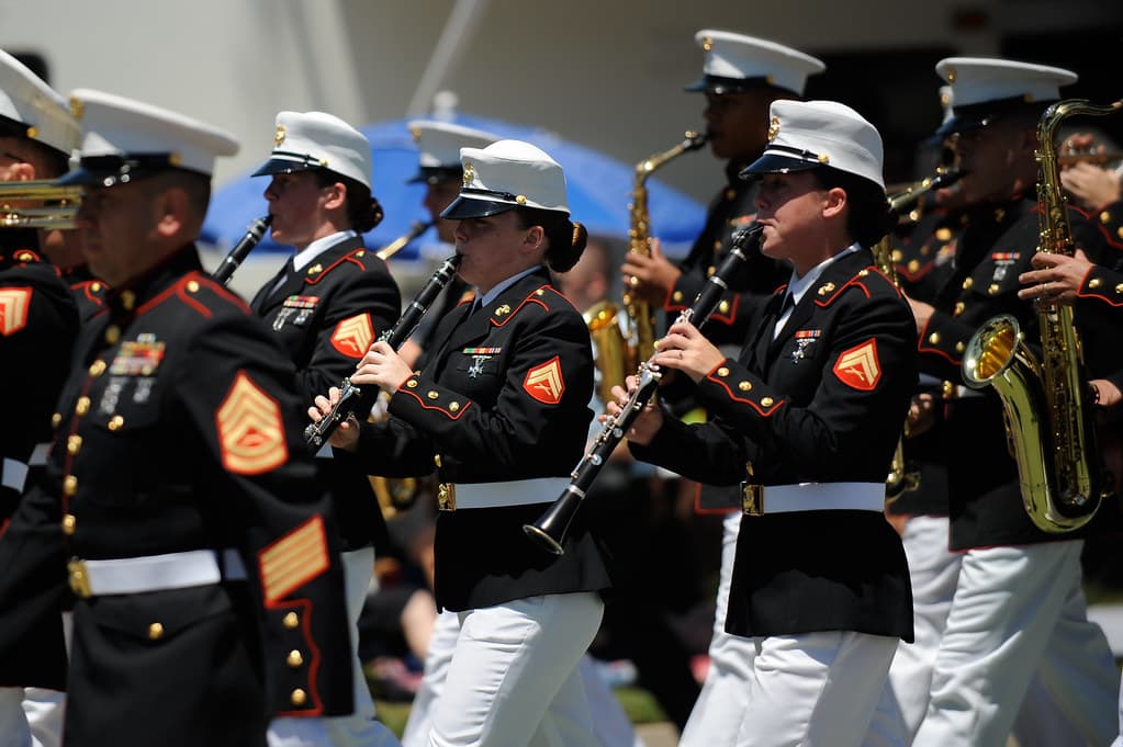1st Marine Division concert band@ butterfield amphitheatre